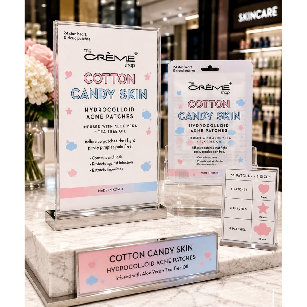 The Creme Shop Cotton Candy Skin Hydrocolloid Acne Patches
